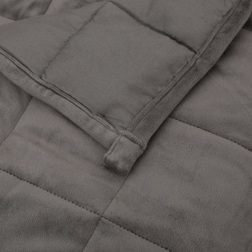 Weighted Blanket Gray 78.7x78.7 19.8 lb Fabric