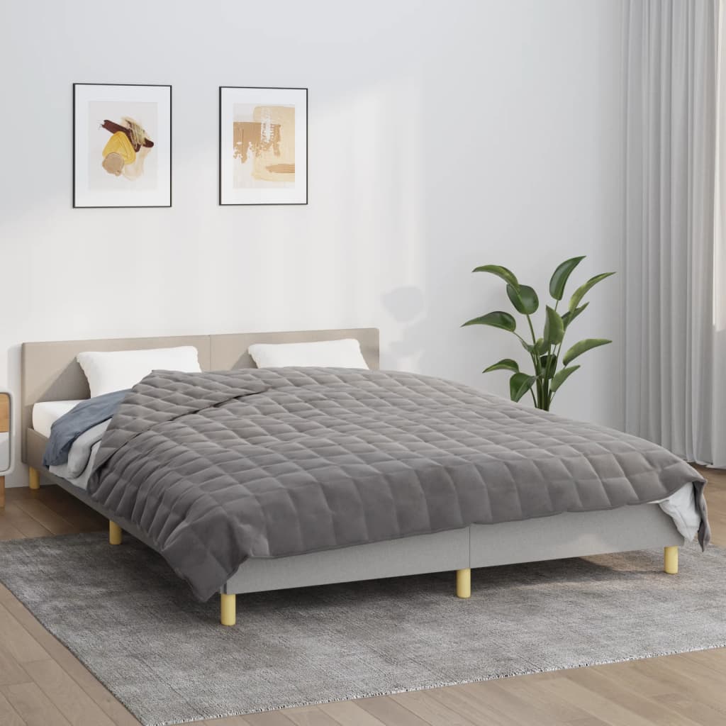 Weighted Blanket Gray 78.7x78.7 19.8 lb Fabric