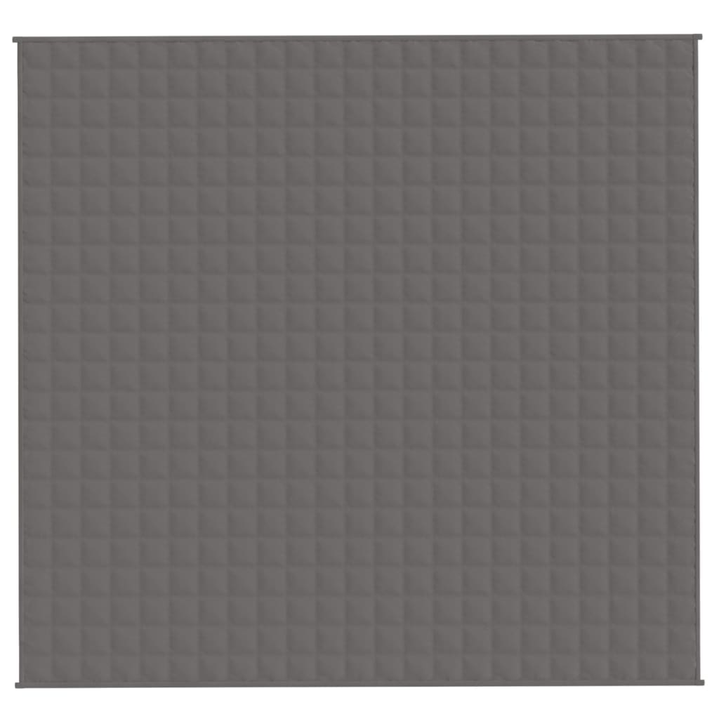 Weighted Blanket Gray 86.6x92.5 24.3 lb Fabric