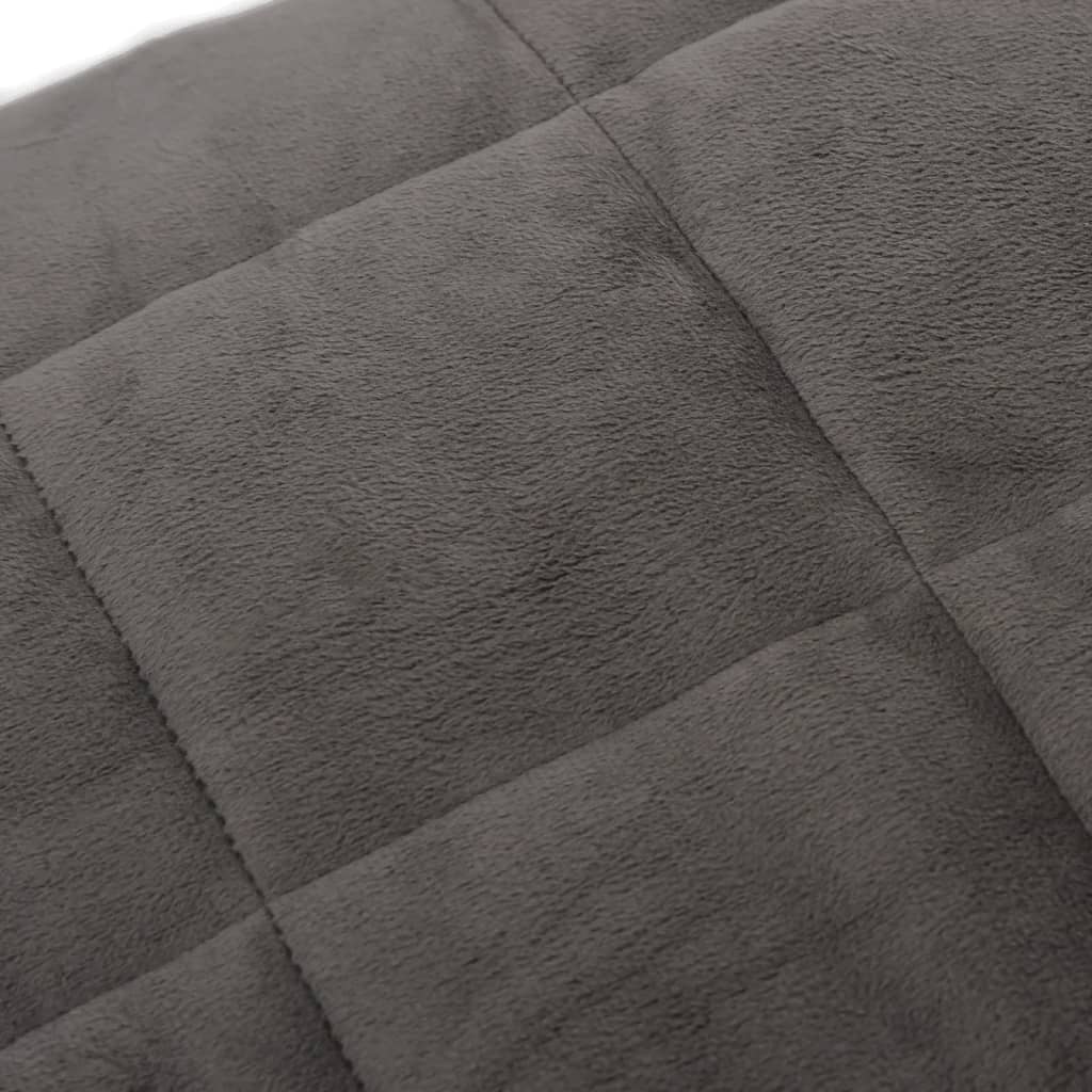 Weighted Blanket Gray 86.6x92.5 24.3 lb Fabric