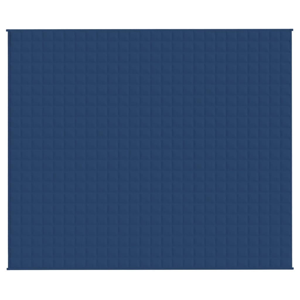 Weighted Blanket Blue 86.6x102.4 33.1 lb Fabric