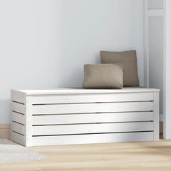 Storage Box White Solid pine wood Large Storage Box Rectangular