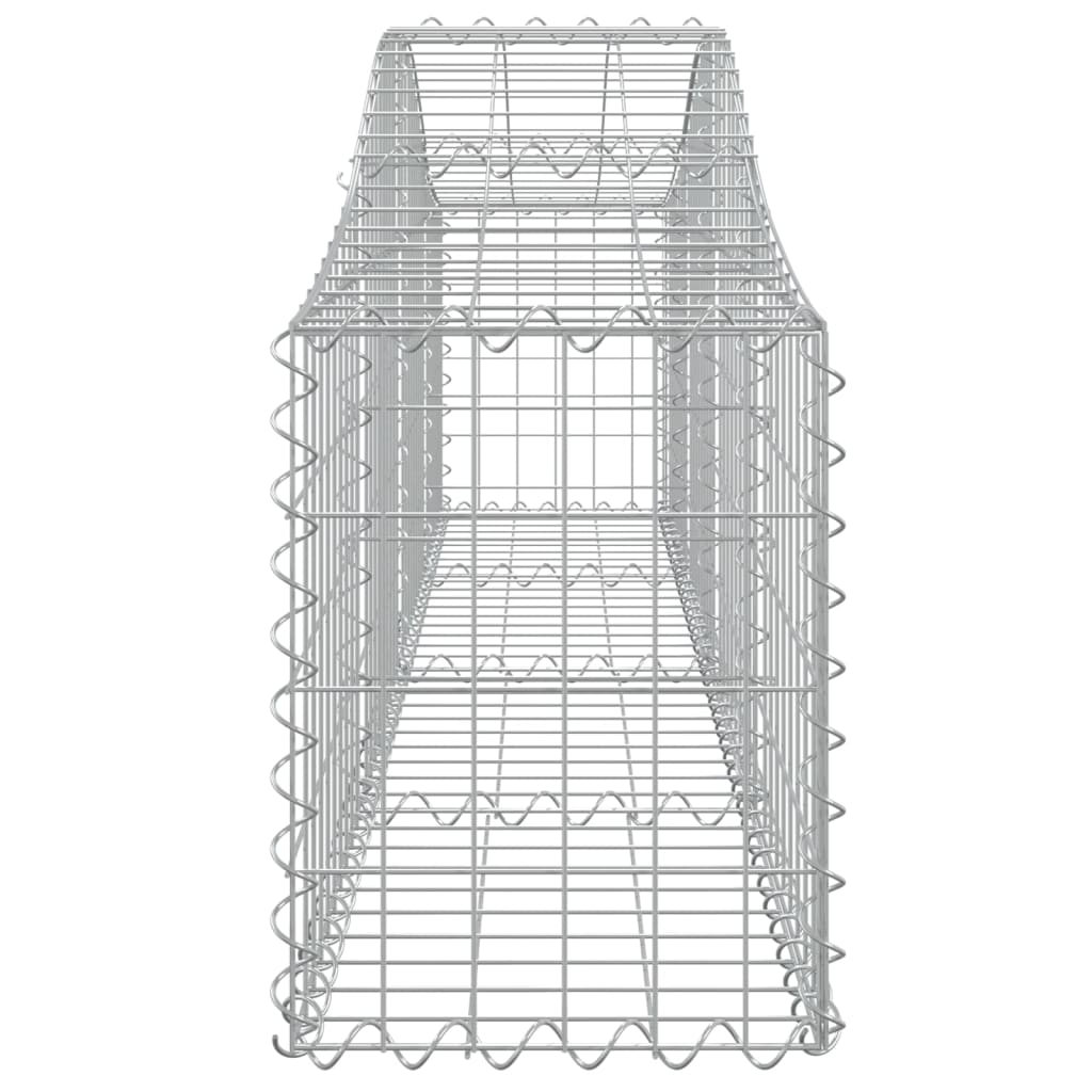 Arched Gabion Basket 78.7x11.8x15.7/23.6 Galvanized Iron