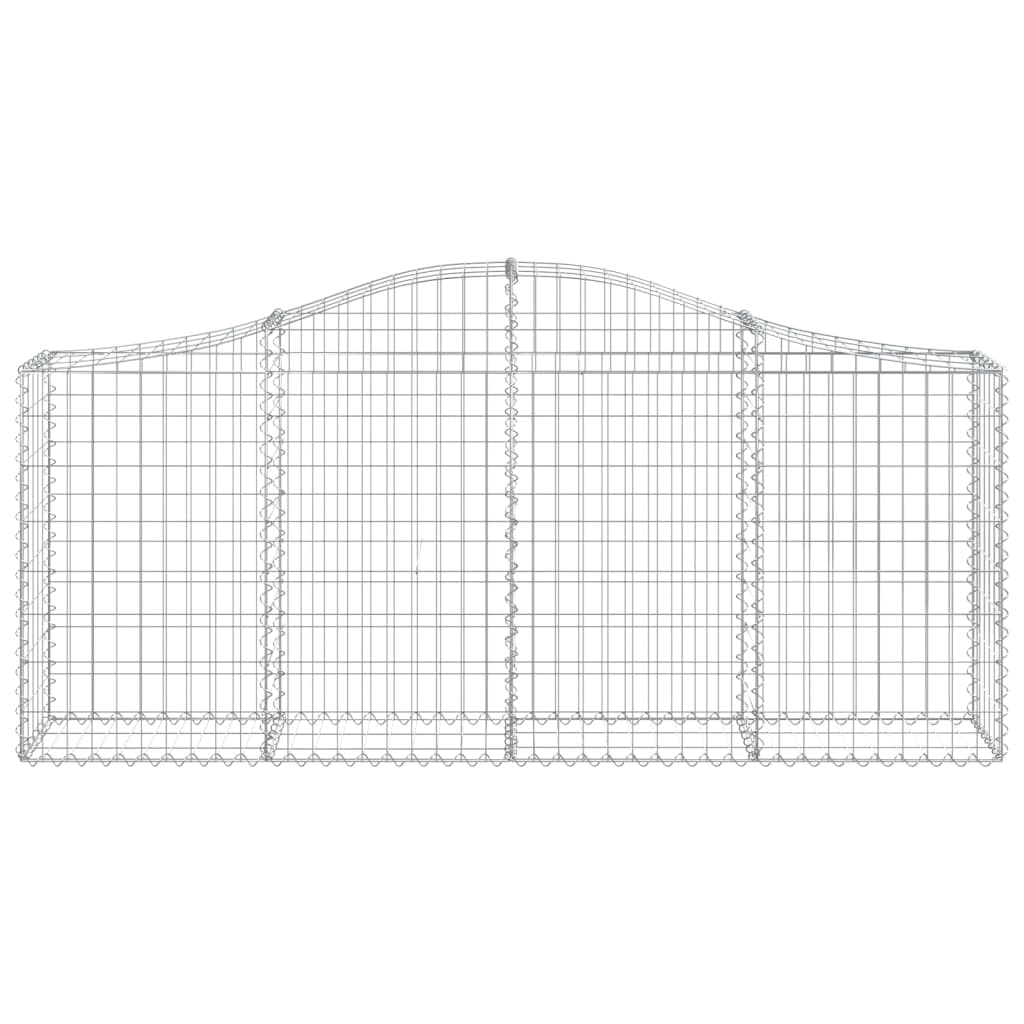 Arched Gabion Basket 78.7x11.8x31.5/39.4 Galvanized Iron