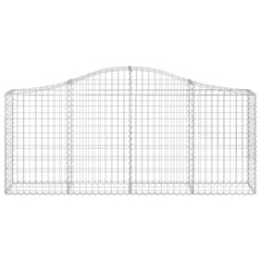 Arched Gabion Basket 78.7x11.8x31.5/39.4 Galvanized Iron