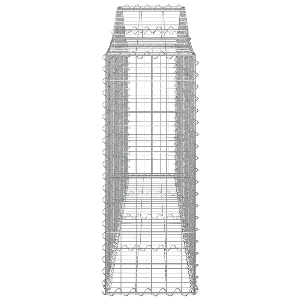 Arched Gabion Basket 78.7x11.8x31.5/39.4 Galvanized Iron