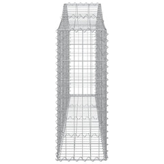Arched Gabion Basket 78.7x11.8x31.5/39.4 Galvanized Iron
