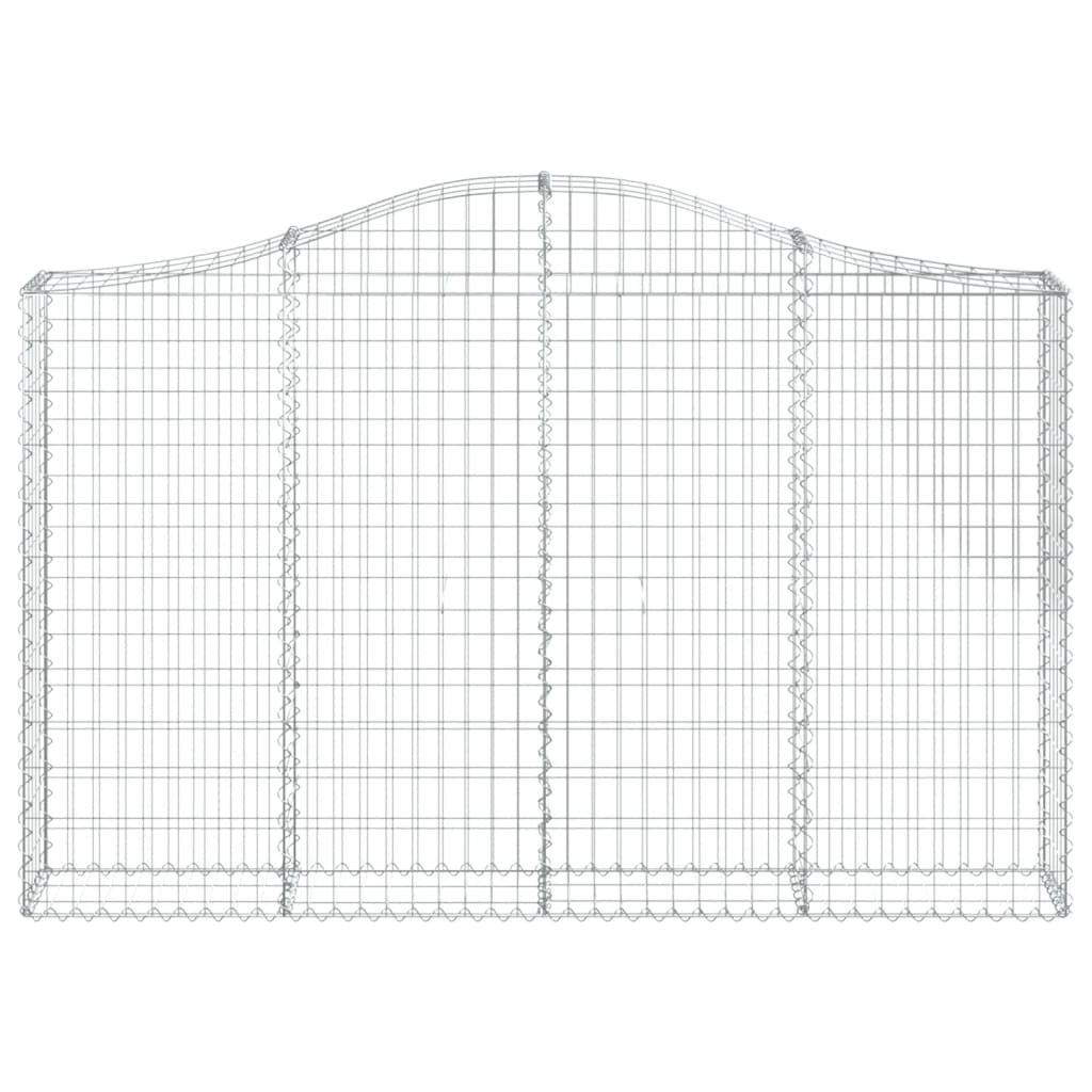 Arched Gabion Basket 78.7x11.8x47.2/55.1 Galvanized Iron