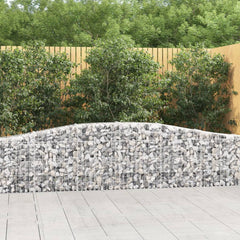 Gabion Basket Silver Galvanized Iron Large Decorative Inlays