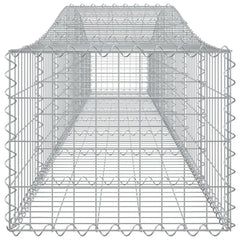 Gabion Basket Silver Galvanized Iron Extra Large Durable