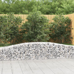 Gabion Basket Silver Galvanized Iron Extra Large Durable