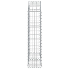 Gabion Basket Galvanized Silver Galvanized Iron Large