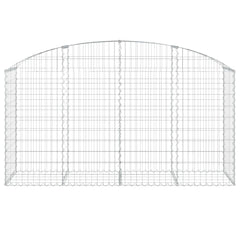 Gabion Basket Silver Galvanized Iron 78.7 x 19.7 x 47.2 in