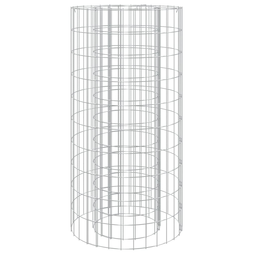 Gabion Fire Pit ?? 19.7 Galvanized Iron