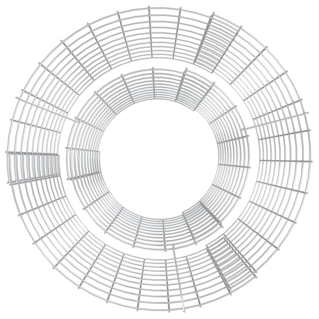 Gabion Fire Pit ?? 19.7 Galvanized Iron