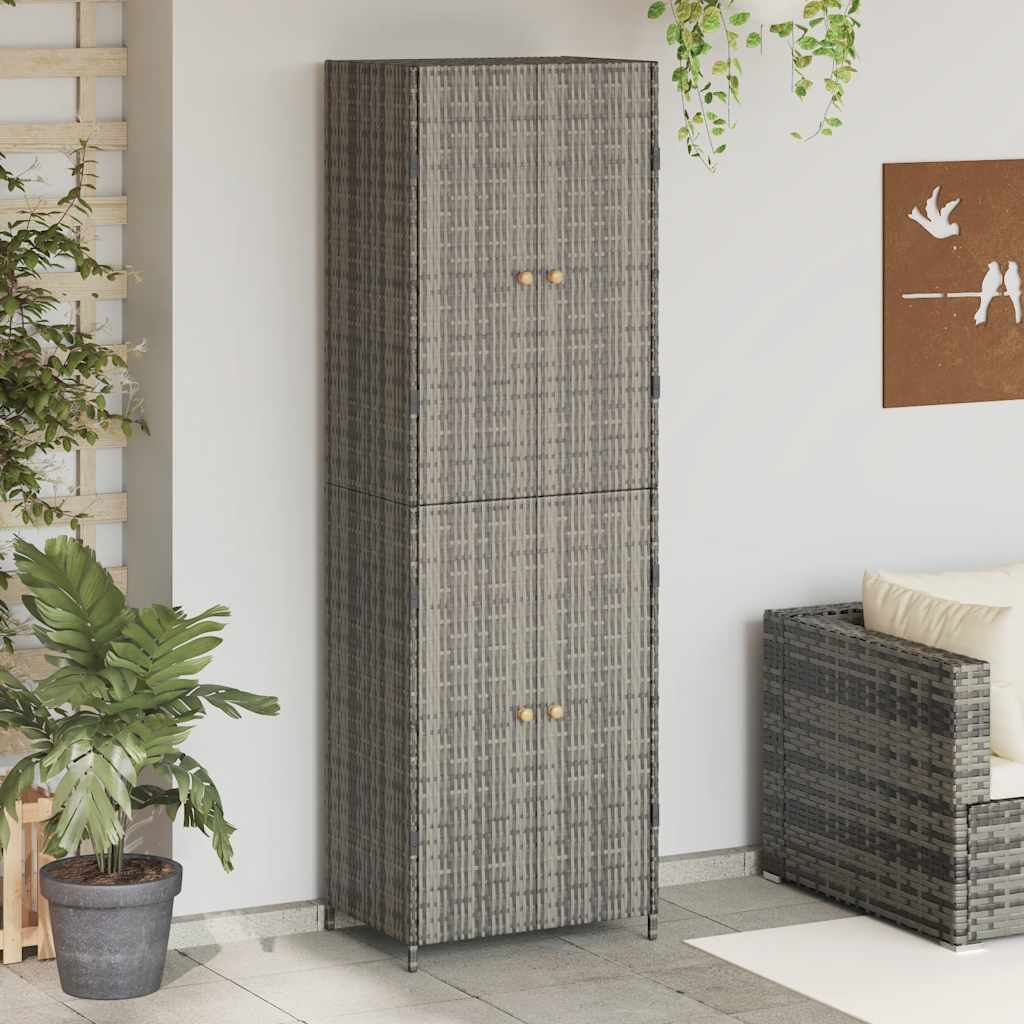 Garden Storage Cabinet Gray