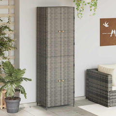 Garden Storage Cabinet Gray