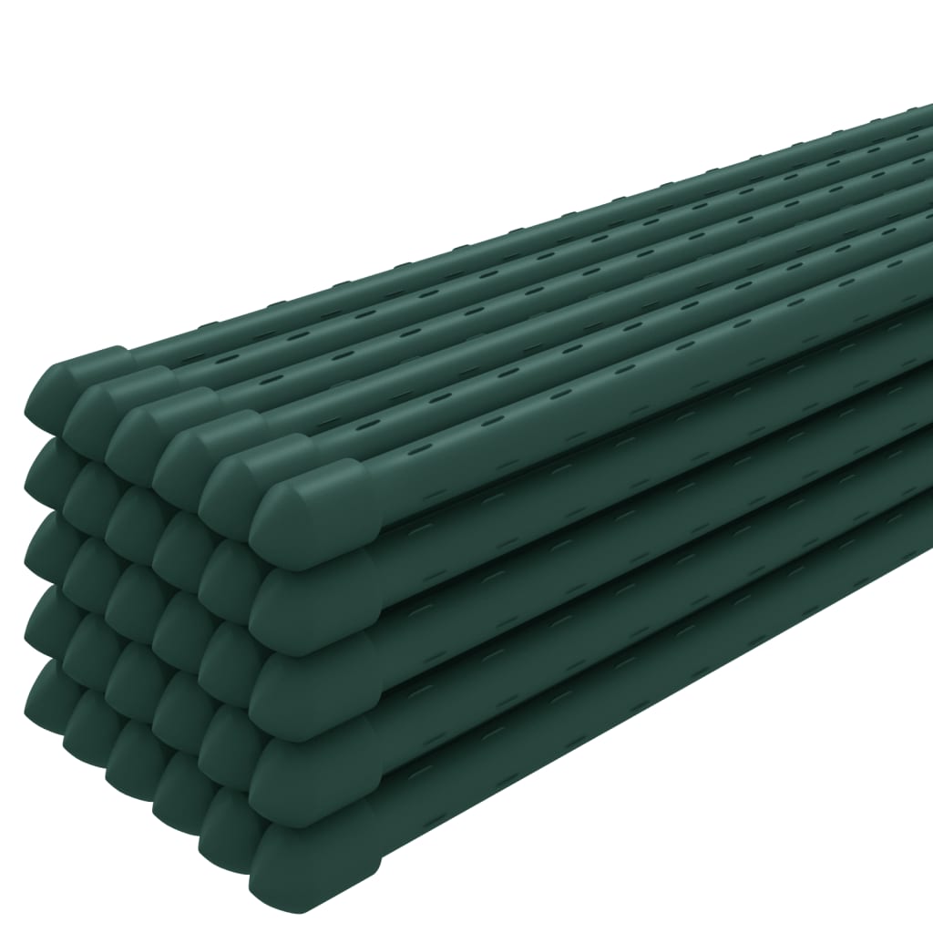 Garden Plant Stakes 30 pcs Green 59.1 Steel