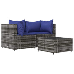 Patio Lounge Set Gray