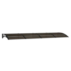 Door Canopy Black 137.8x39.4 Polycarbonate