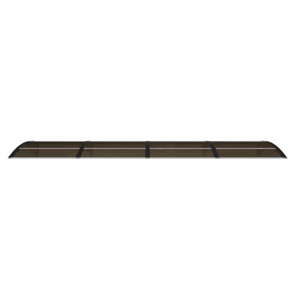 Door Canopy Black 137.8x39.4 Polycarbonate