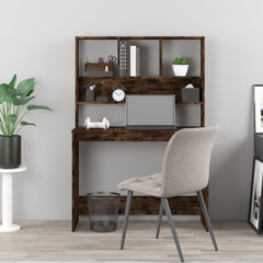Desk Smoked oak Engineered wood Compact Desk Rectangular