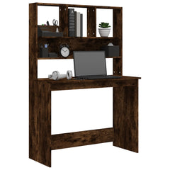 Desk Smoked oak Engineered wood Compact Desk Rectangular