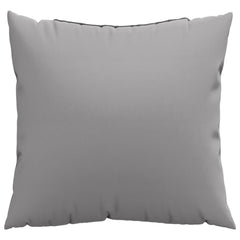 Sofa Cushions 4 pcs Gray 15.7x15.7 Fabric