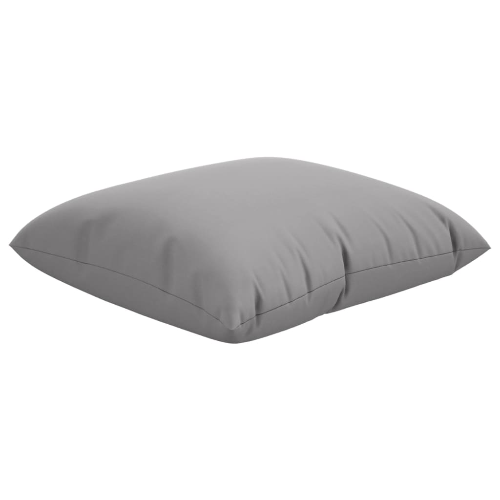 Sofa Cushions 4 pcs Gray 15.7x15.7 Fabric