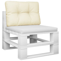 Pallet Cushion Cream 100% polyester 23.6 x 15.7 x 4.7 in