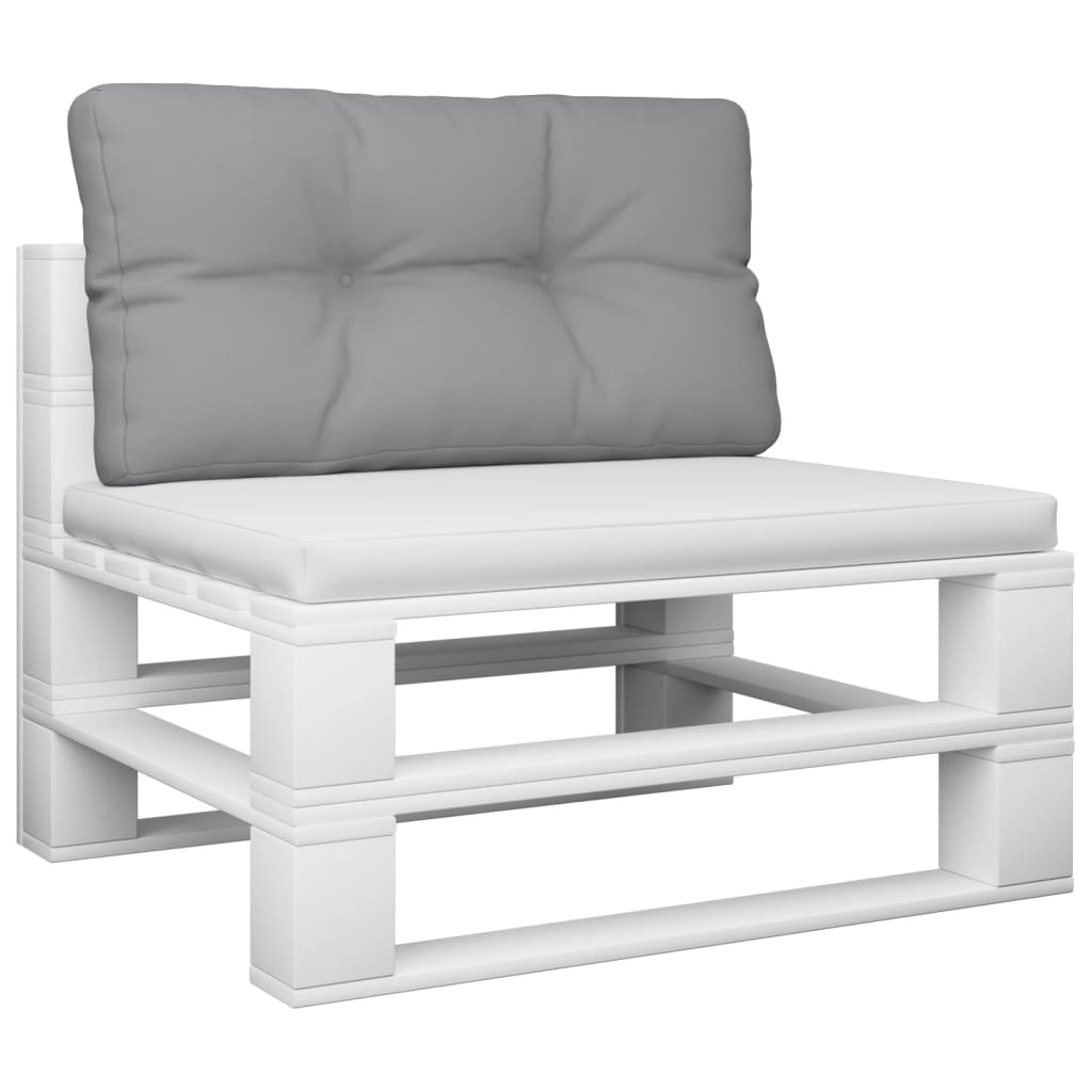 Pallet Cushion Gray 31.5x15.7x4.7 Fabric