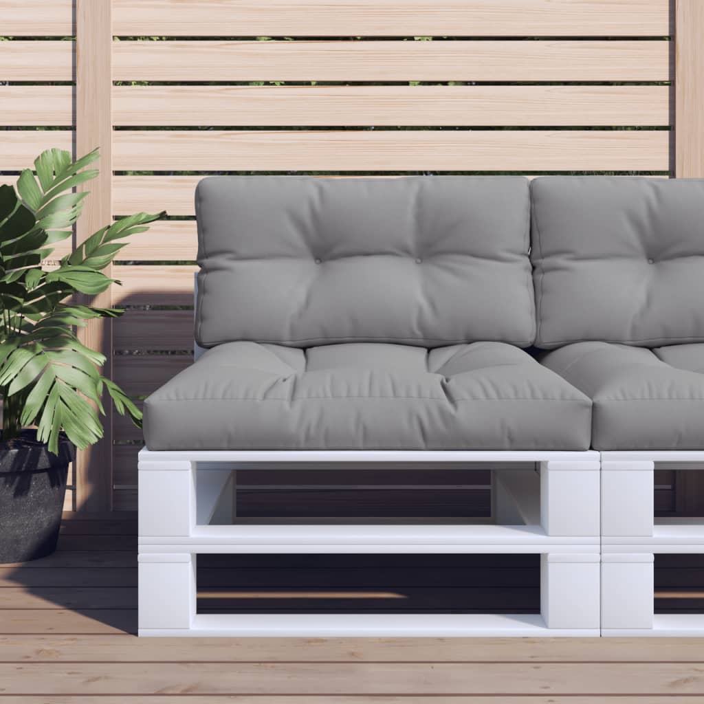 Pallet Cushion Gray 31.5x15.7x4.7 Fabric
