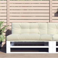 Pallet Cushion Cream Fabric (100% polyester) 47.2 x 15.7 x 4.7