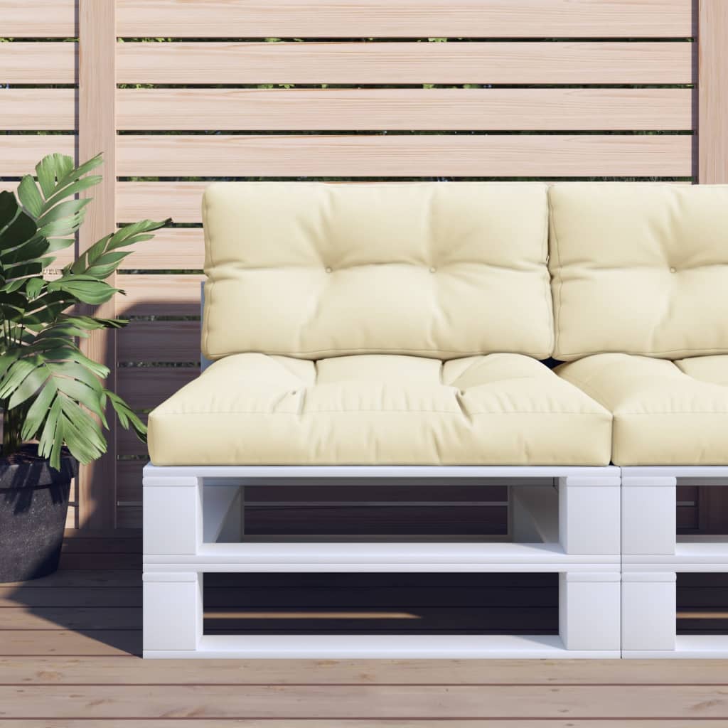 Pallet Cushion Cream Fabric (100% polyester) Medium