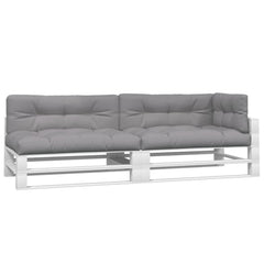 Pallet Cushion Grey Polyester 47.2 x 31.5 x 4.7 in Modular