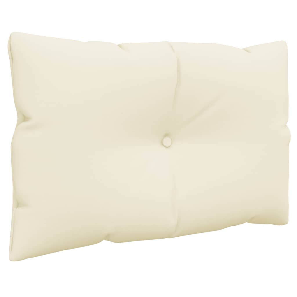 Pallet Cushions 3 pcs Cream Fabric