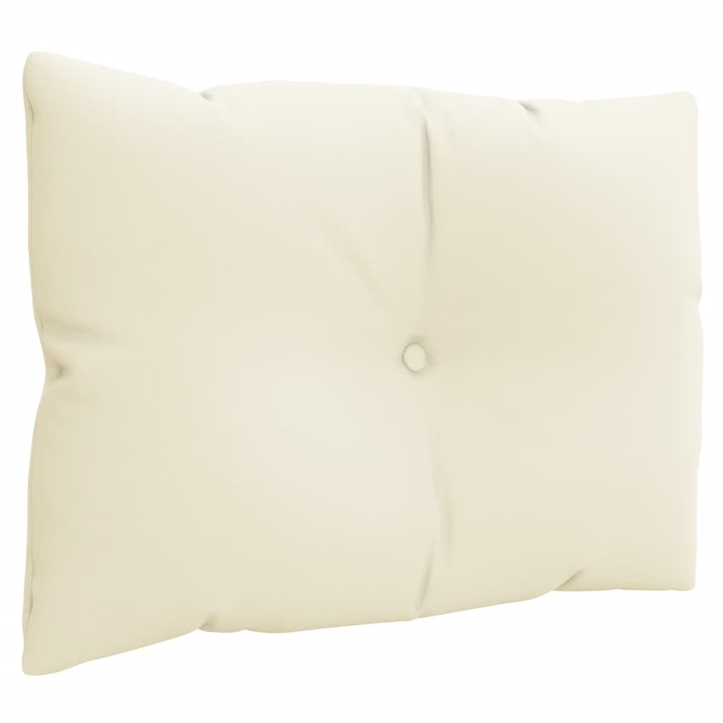 Pallet Cushions 3 pcs Cream Fabric