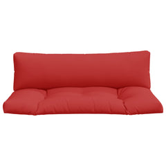 Pallet Cushion Set of 2 Red Fabric (100% polyester)