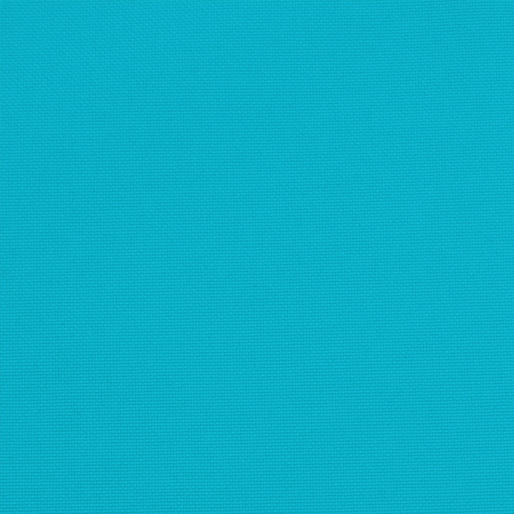 Turquoise water-resistant Oxford fabric cushion for deck chairs with soft foam filling.