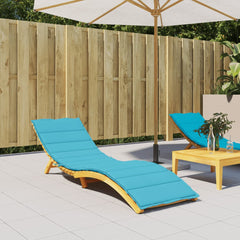 Sun Lounger Cushion Turquoise Oxford fabric (100% polyester)