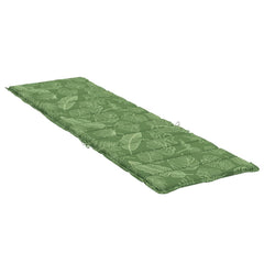 Bostome sun lounger cushion with leaf pattern in durable Oxford fabric and soft foam filling.