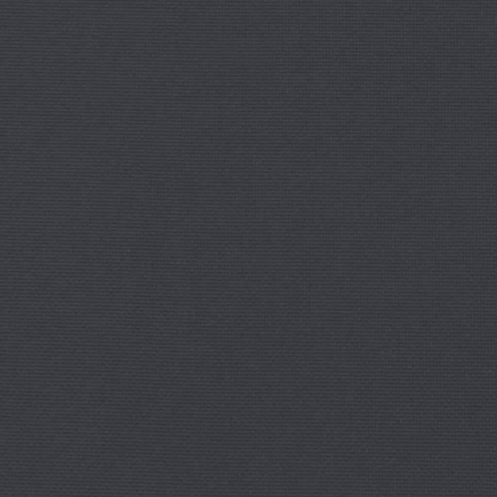 Black Oxford fabric garden bench cushion, 39.4x19.7x2.8 inches.