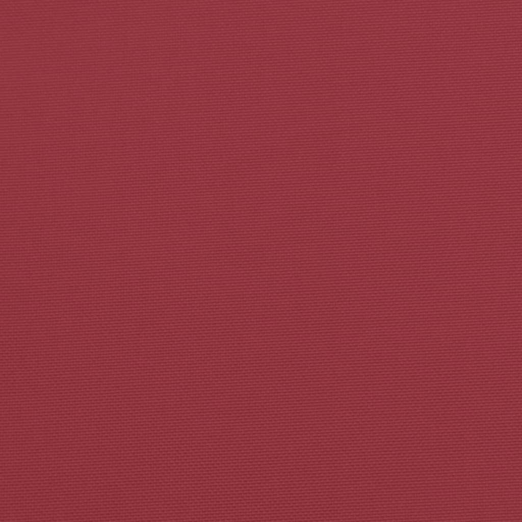 Wine red Oxford fabric garden bench cushion, 70.9x19.7x2.8 inches.