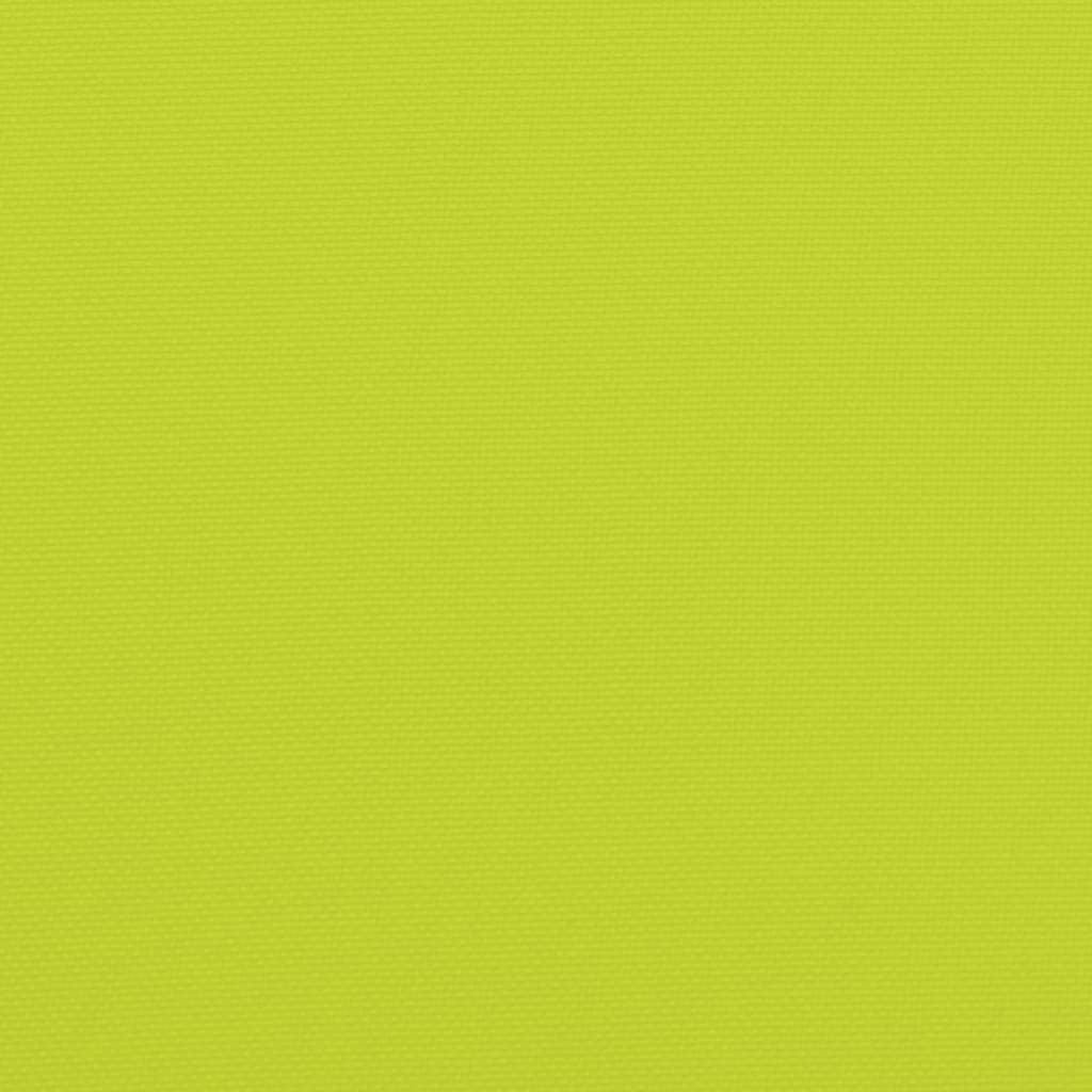 Two bright green Oxford fabric garden bench cushions with non-slip ropes and soft filling.
