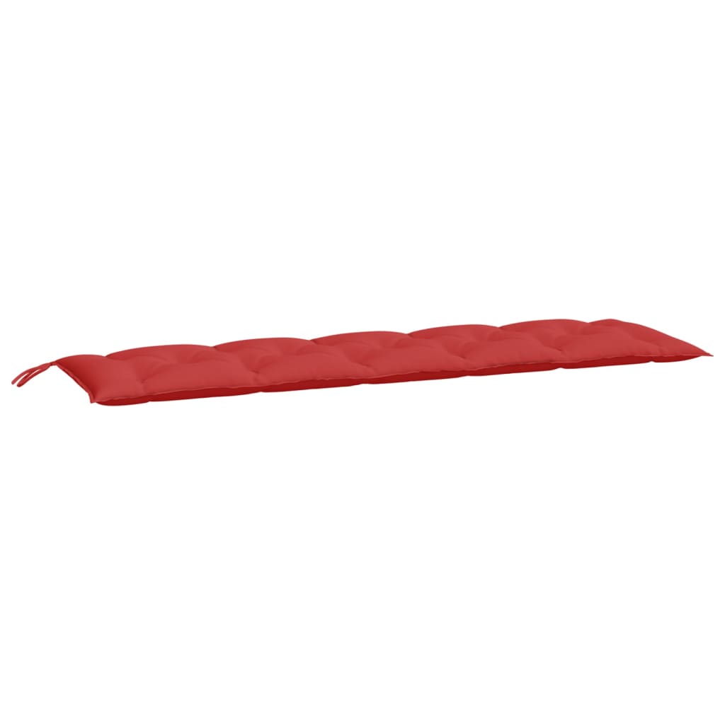 Garden Bench Cushions 2 pcs Red 70.9x19.7x2.8 Oxford Fabric