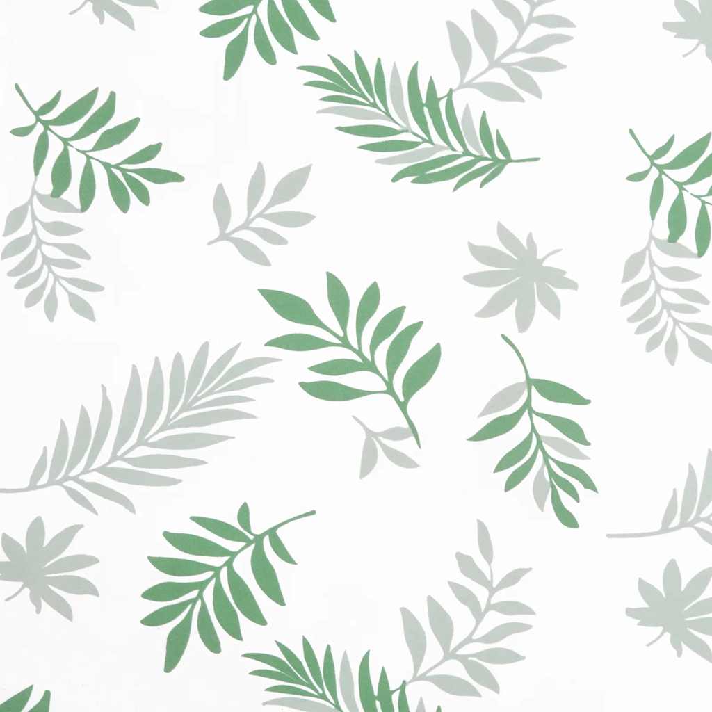Bostome garden bench cushions with leaf pattern, water-repellent fabric, and non-slip ties.
