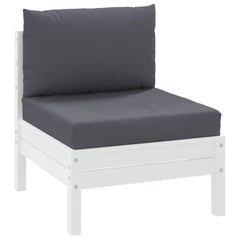 Pallet Cushion Anthracite Oxford fabric Square Contemporary