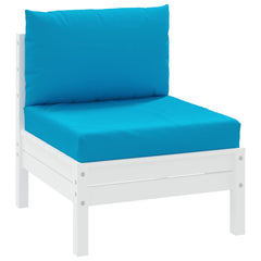 Pallet Cushion Light blue Oxford fabric (100% polyester)