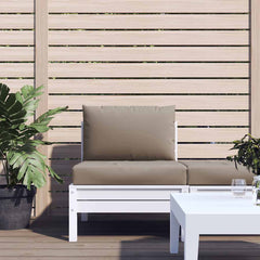 Pallet Cushion Taupe Oxford Fabric, 100% polyester 23.6 x 23.6 in