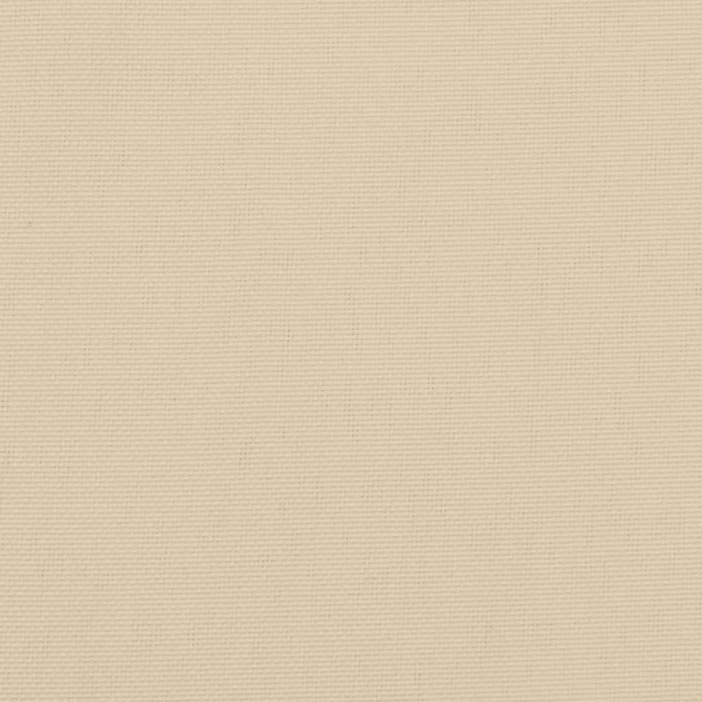 Beige Oxford fabric cushions for Adirondack chairs with soft foam filling and non-slip straps.